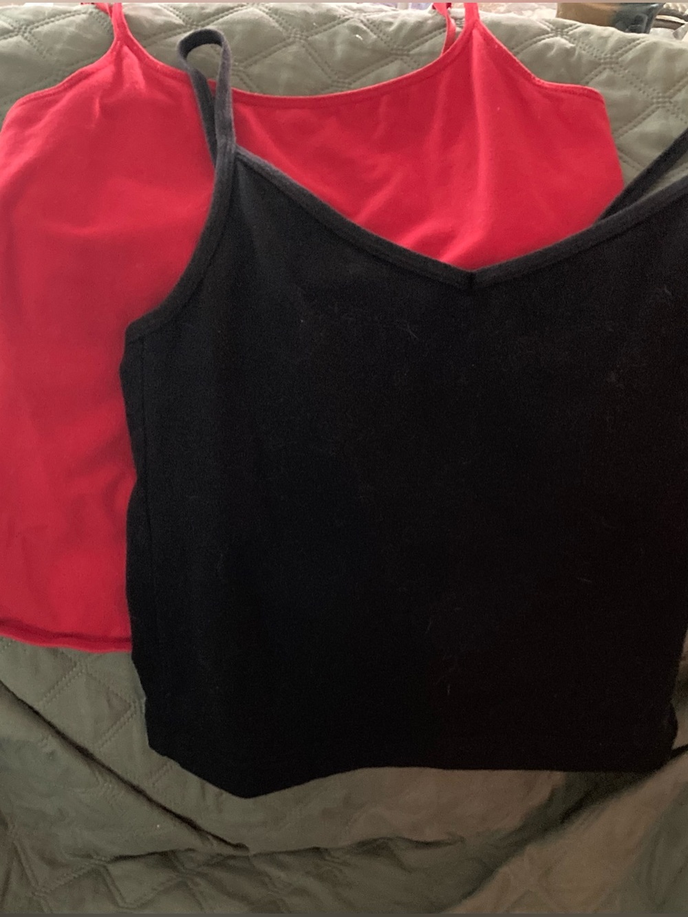 2 cotton Camisoles, M